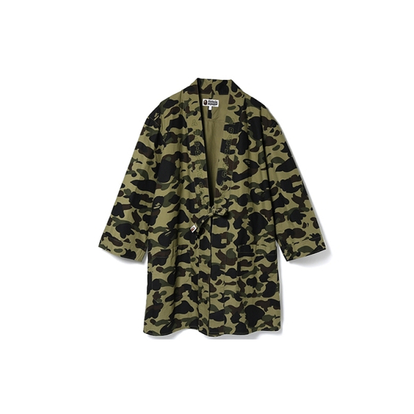 A BATHING APE Bape 1st Camo Kimono Long Shirt