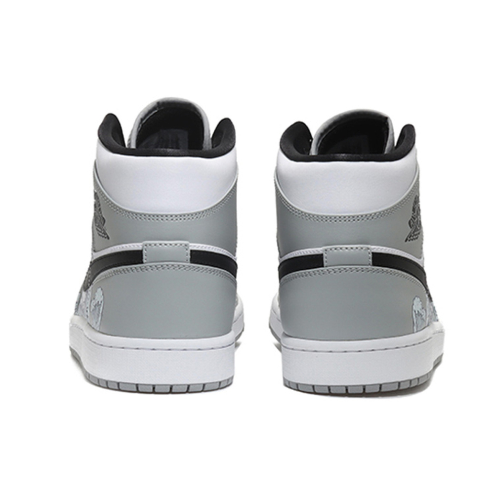 【 】 Jordan Air Jordan 1 Mid Light Smoke Grey