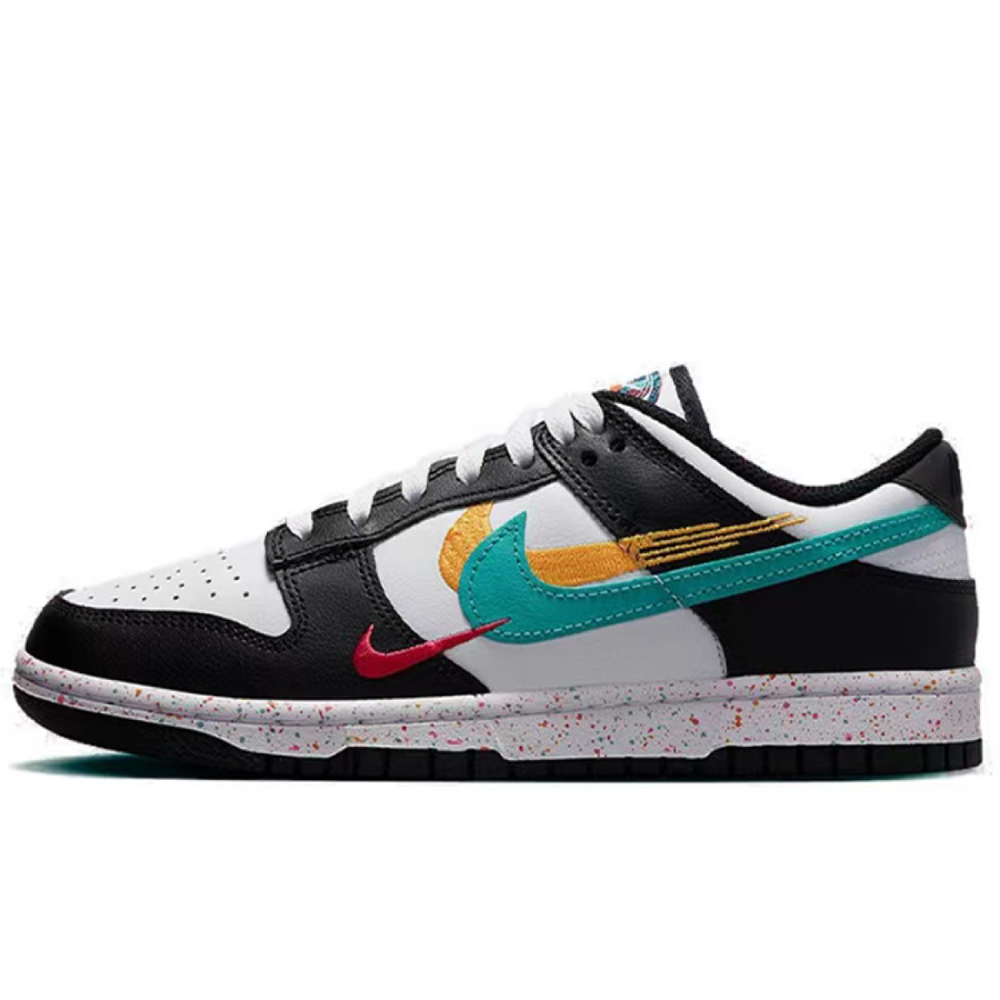 【 】 Nike Dunk Low Multi-Color Swoosh