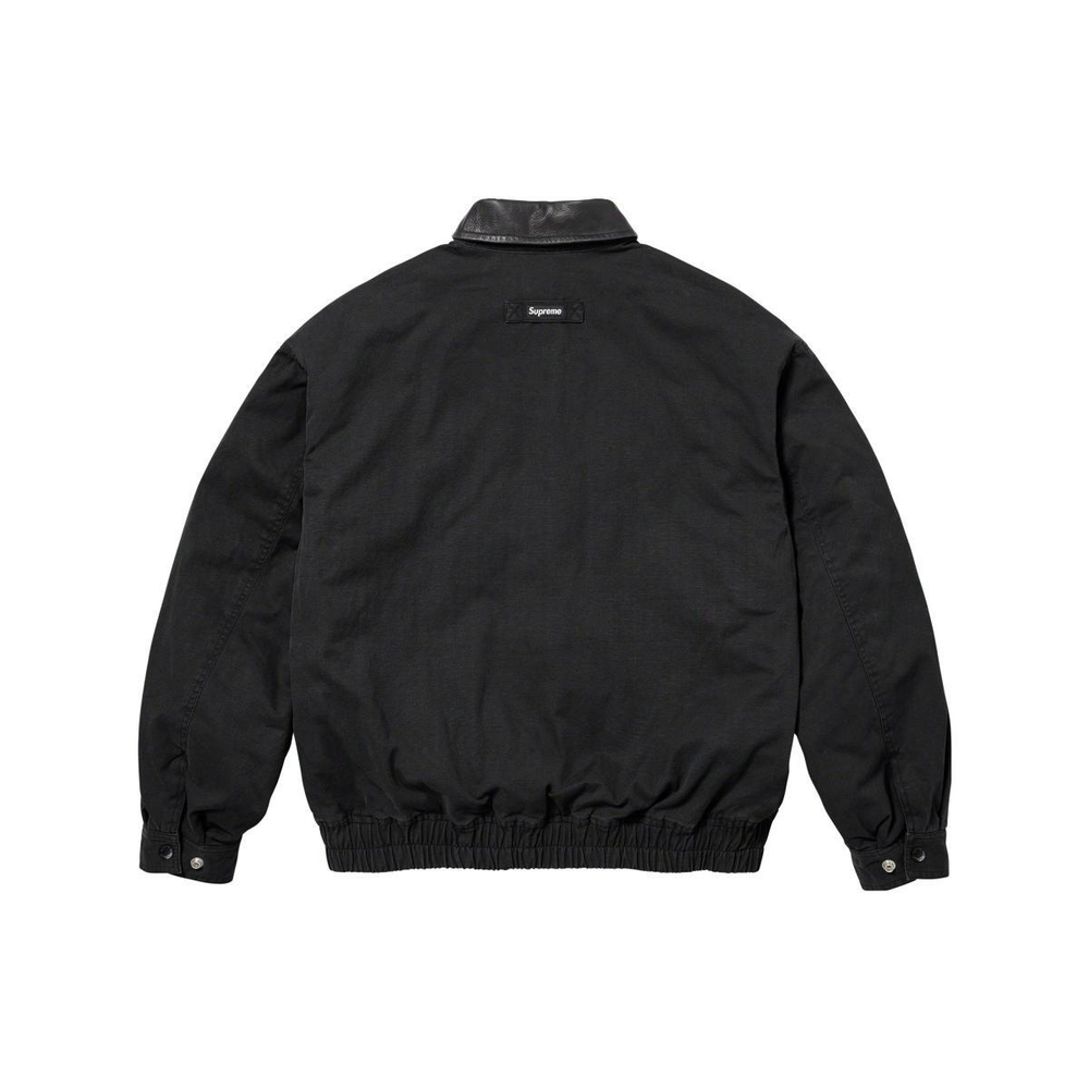 Supreme FW23 WEEK1 LEATHER COLLAR UTILITY JACKET