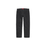 Supreme SS21 Week 10 Frayed Logos Regular Jean Logo