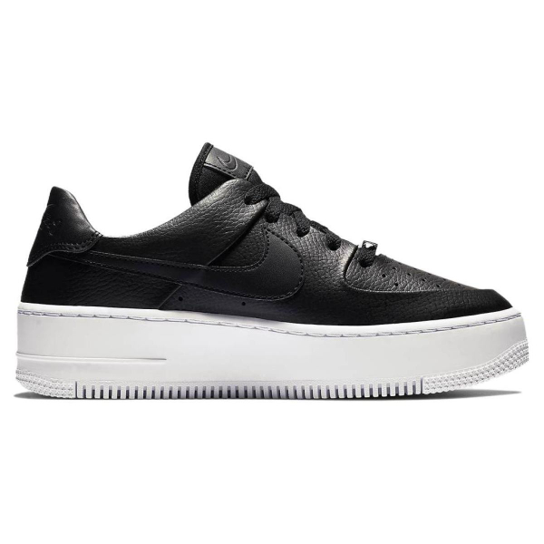 Nike Air Force 1 Sage Low Triple Black White (W)