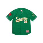Supreme x Mitchell & Ness FW23 WEEK5 DOWNTOWN HELL BASEBALL JERSEY T