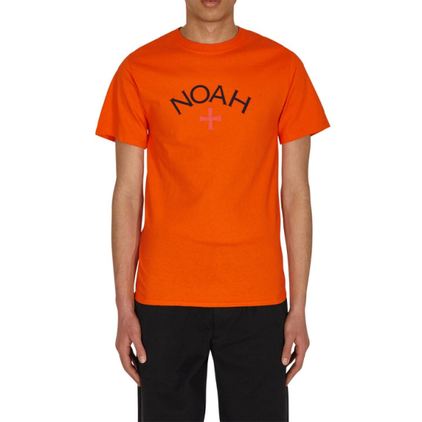 NOAH NYC Logo Tee Orange T
