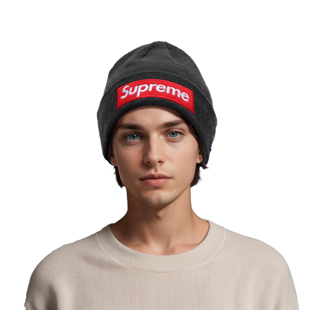 【 】 Supreme Week 16 New Era® Box Logo Beanie