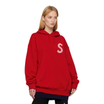 Supreme Week 6 x Swarovski S Logo Hooded Sweatshirt S