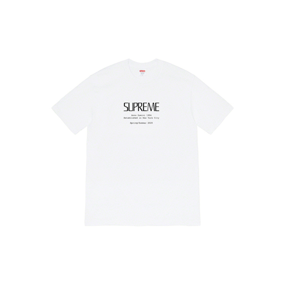 Supreme Week 18 Anno Domini Tee Logo T