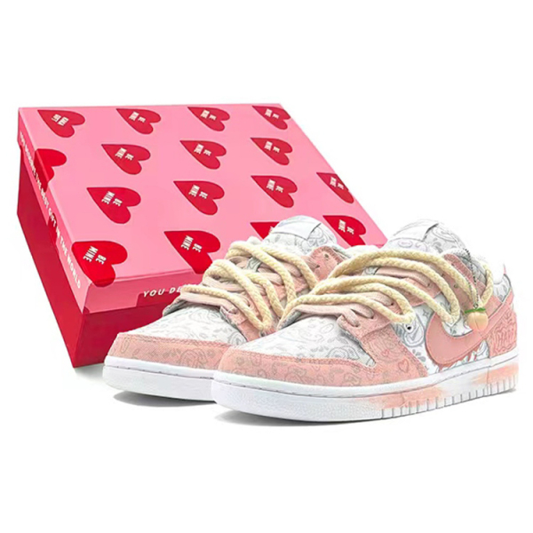 【 】 Nike Dunk Low ESS "White Paisley" HAPPY
