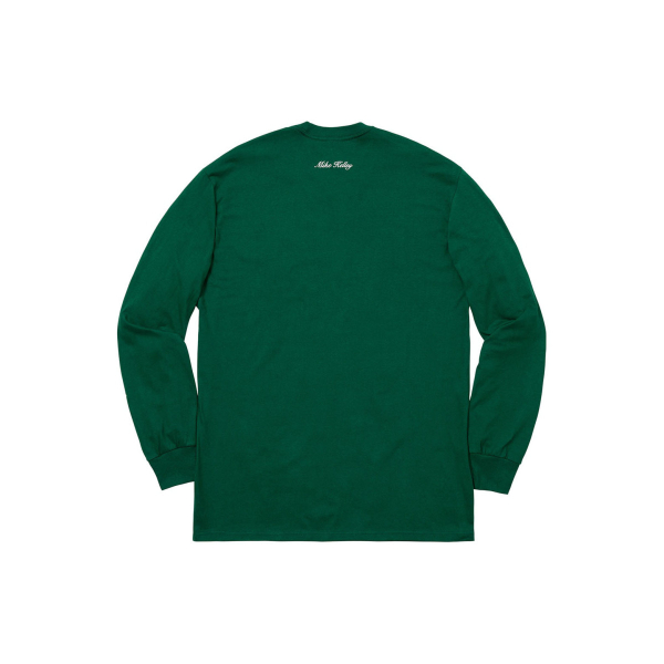 Supreme FW18 Mike Kelley AhhYouth! L/S Tee Dark Green T
