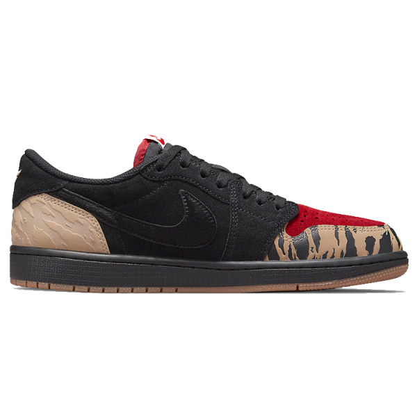 Solefly x Jordan Air Jordan 1 retro low og sp "black and sport red"