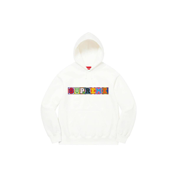 Supreme SS23 Week9 BEADED HOODED SWEATSHIRT Logo