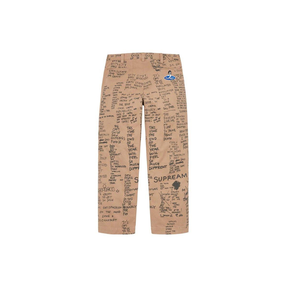 Supreme SS23 Week12 GONZ POEMS CHINO PANT