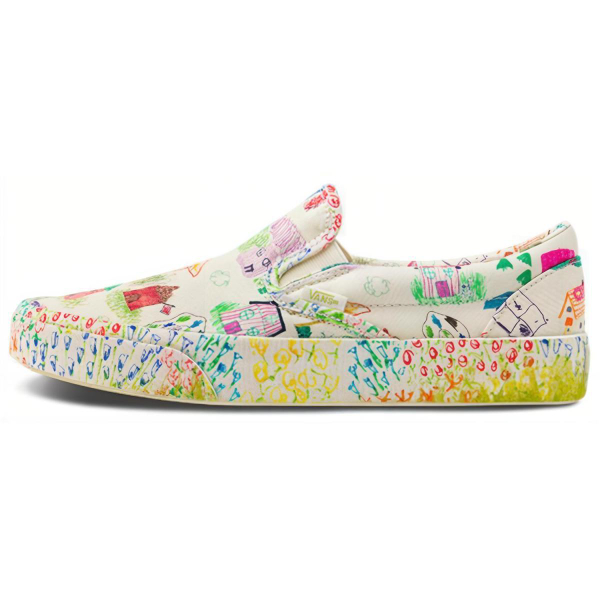 COLLINA STRADA x Vans slip-on Classic 98 Dx