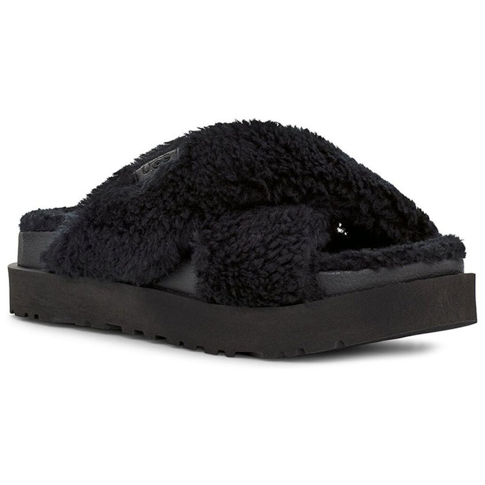 UGG Fuzz Sugar Cross Slide