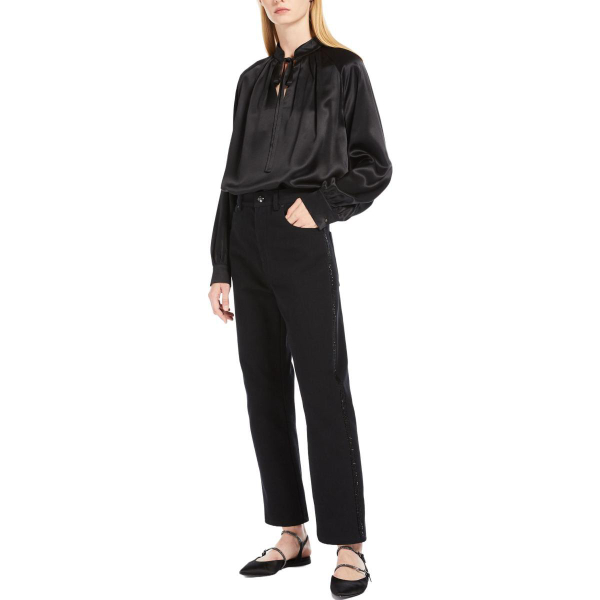 MaxMara Tamigi Silk Satin Shirt