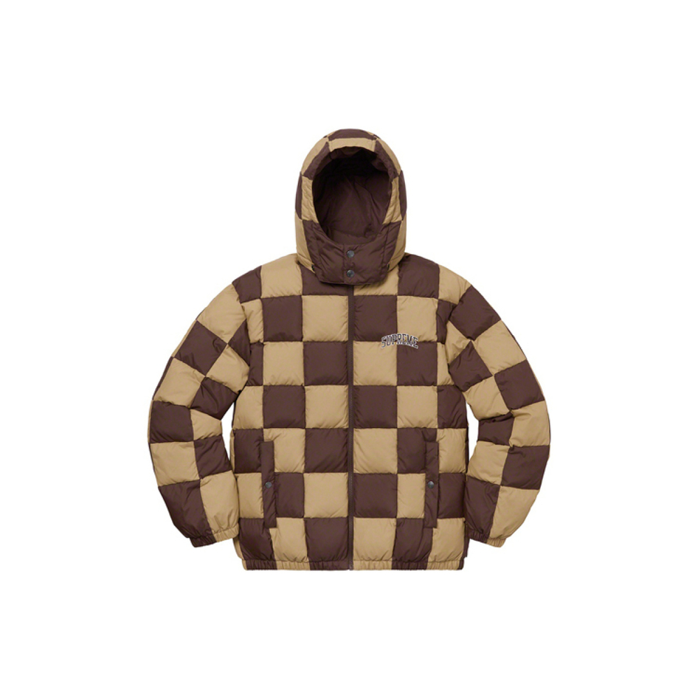 Supreme FW19 Week 17 Checkerboard Puffy Jacket