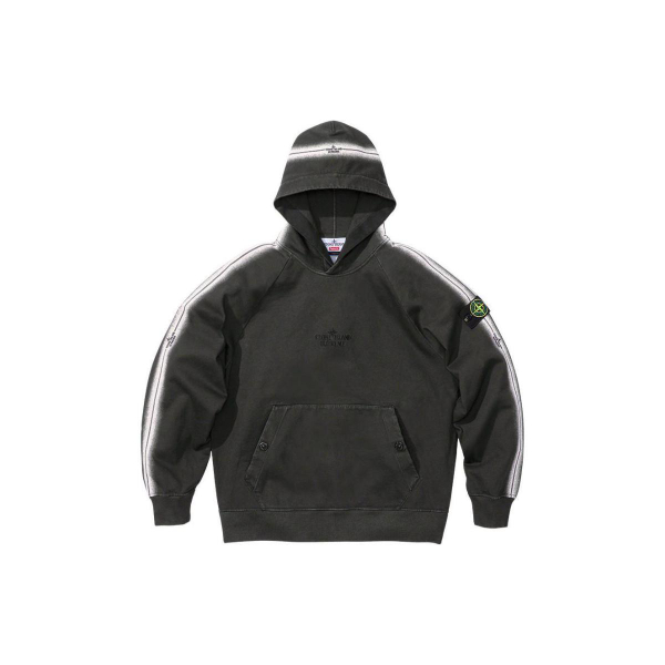 Supreme x STONE ISLAND Stripe Hooded Sweatshirt SS22