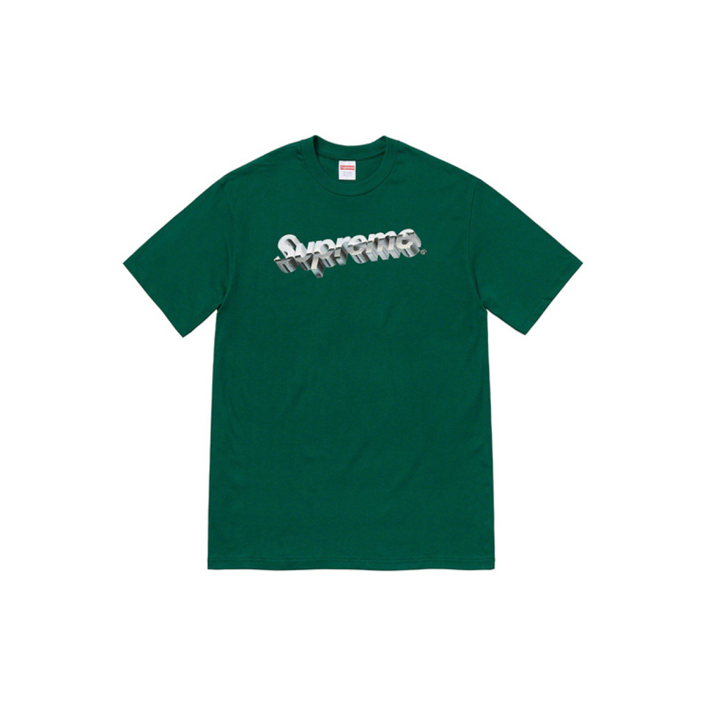 Supreme SS20 Chrome Logo Logo T