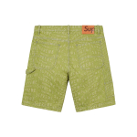Supreme SS21 Week 18 Warp Jacquard Logos Denim Painter Short