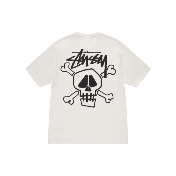 Stussy FW23 SKULL & BONES TEE PIGMENT DYED T