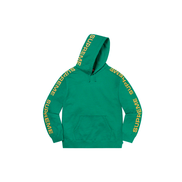Supreme SS20 Week 10 Metallic Rib Hooded Sweatshirt