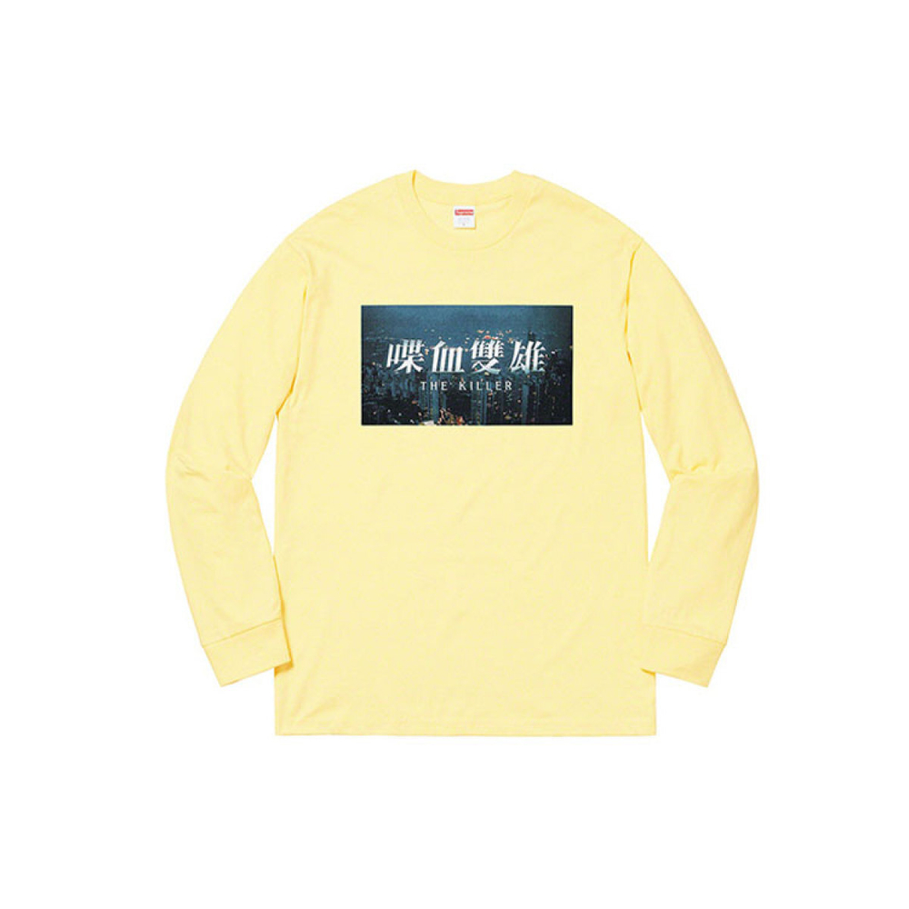 Supreme FW18 The Killer L/S Tee Pale Yellow T