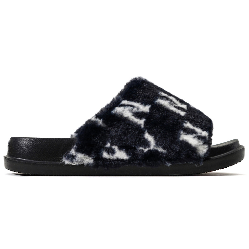 MLB Slipper Chunky Mound Fur Monogram