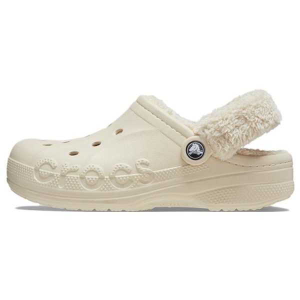 Crocs Baya Lined Fuzz Strap Clogs EVA