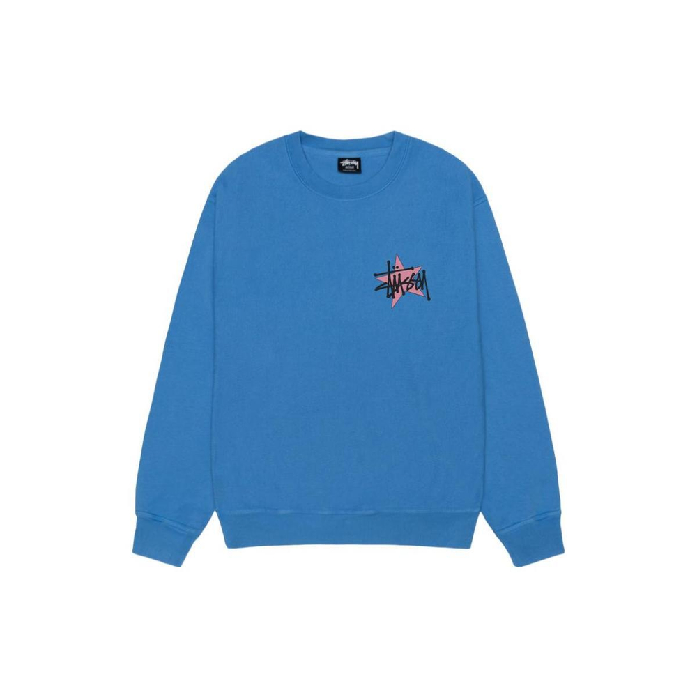 Stussy FW23 STAR CREW PIGMENT DYED Logo
