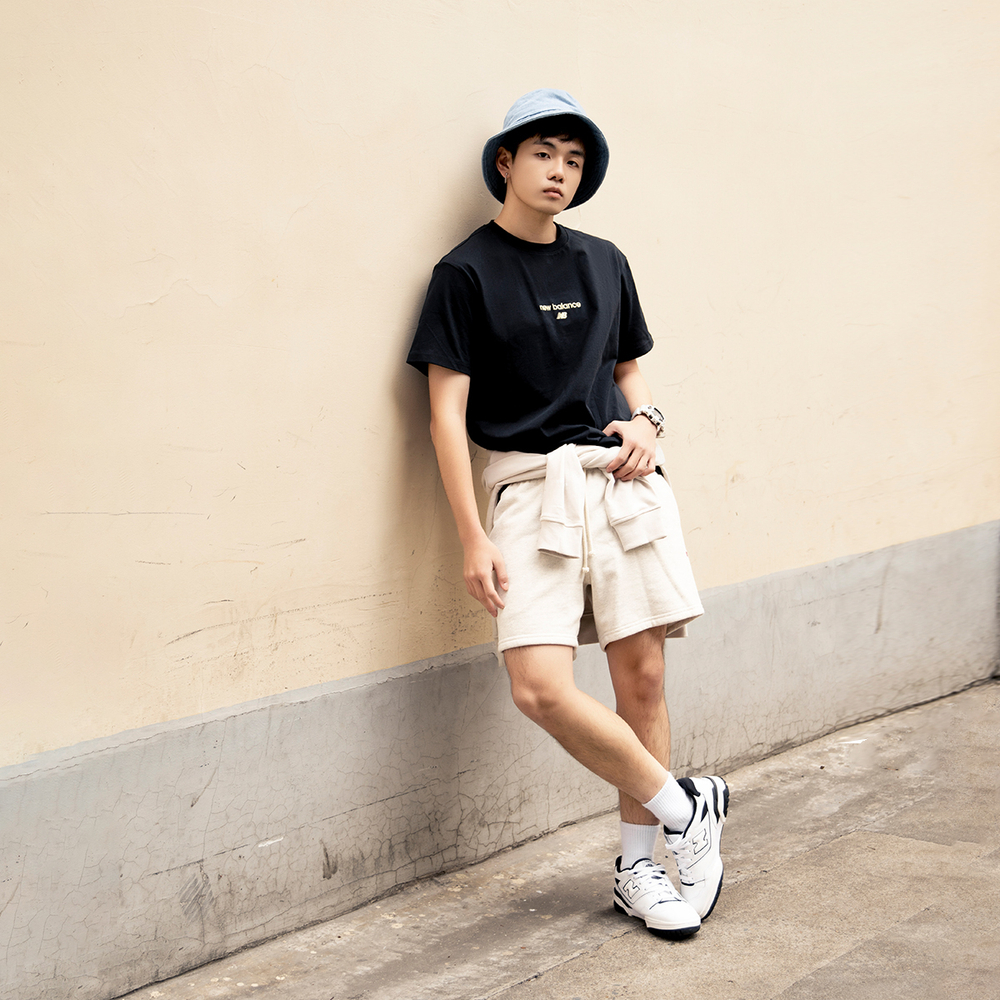 New Balance SS22 logo T