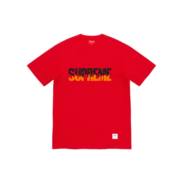 Supreme FW19 Week 1 Flame S/S Top logo T