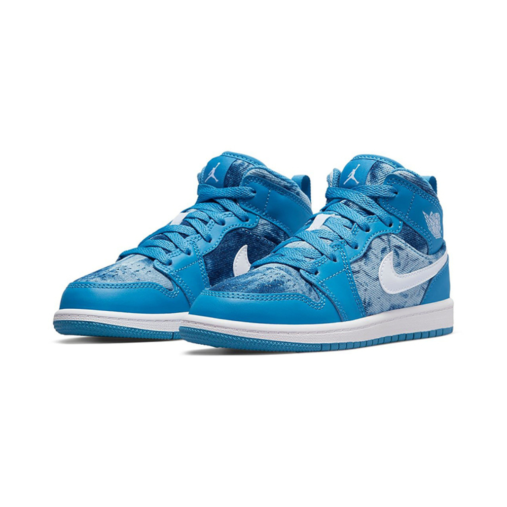 BP Air Jordan 1 Mid "Washed Denim"