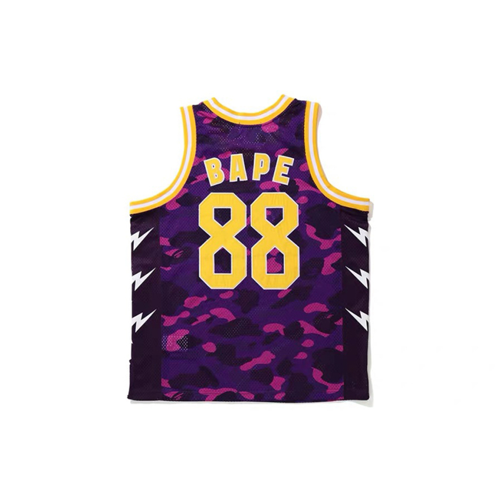 A BATHING APE Bape Color Camo BAPE Baskeball Tank Top 88