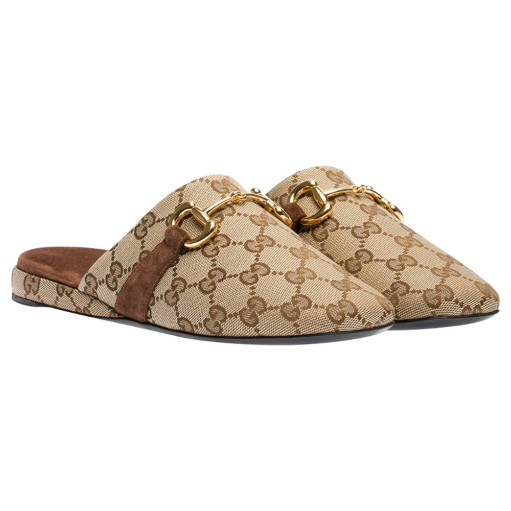 GUCCI GG Print Mules