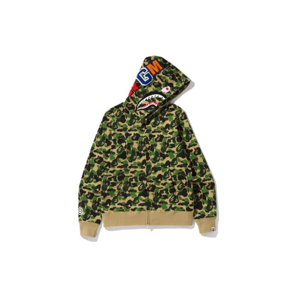 A BATHING APE Bape SS23 Abc Camo Shark Full Zip Hoodie