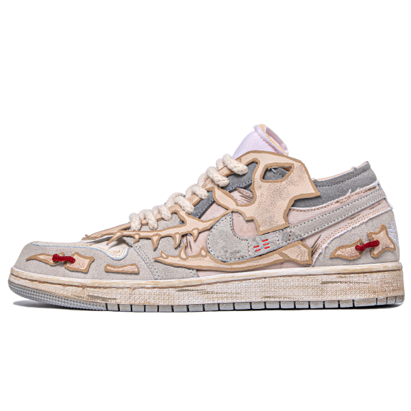 【 】 Jordan Air Jordan 1 Mid SE Craft "White and Phantom"