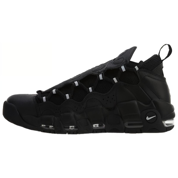 Nike Air More Money Black Metallic Silver