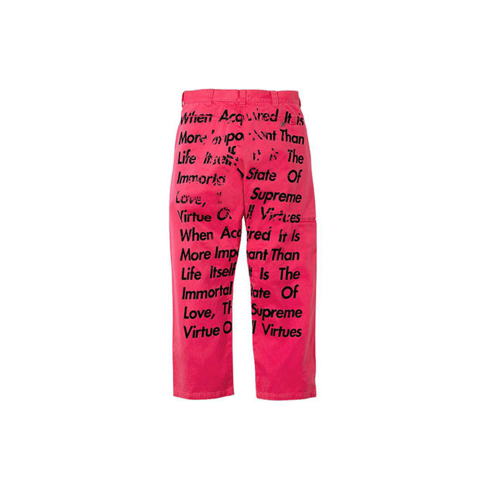 Supreme FW21 Week 11 x JUNYA WATANABE COMME des GARÇONS MAN Printed Work Pant Logo