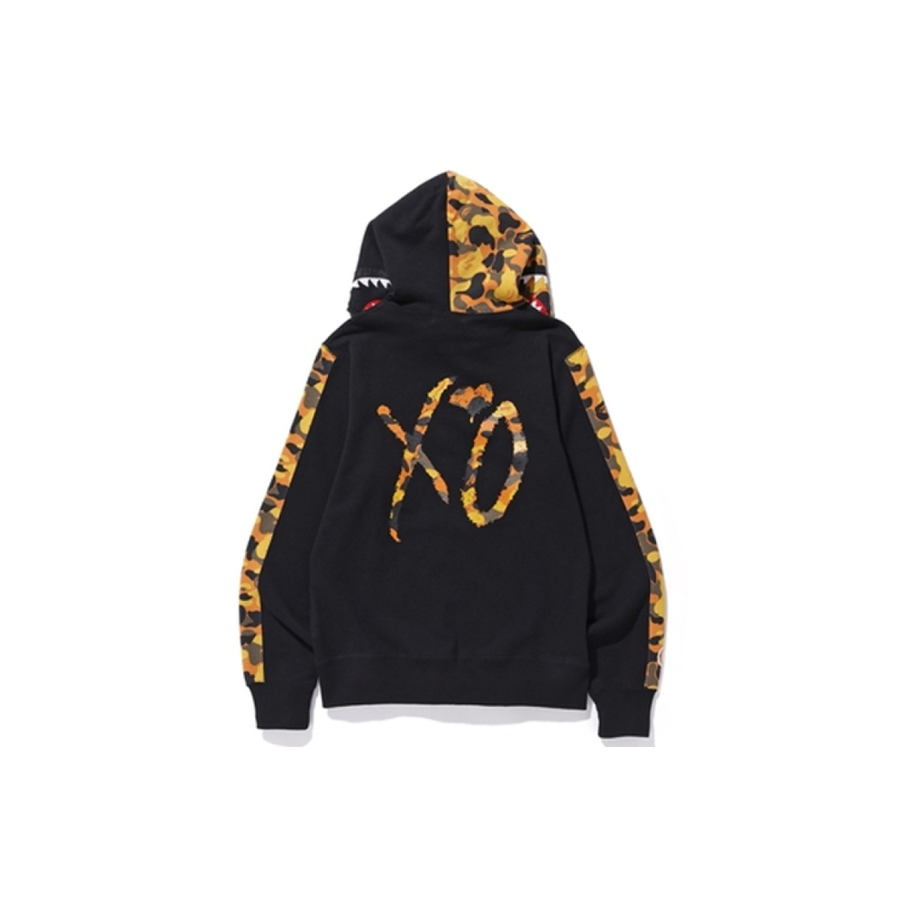 A BATHING APE BAPE x XO Camo Shark Pullover Hoodie