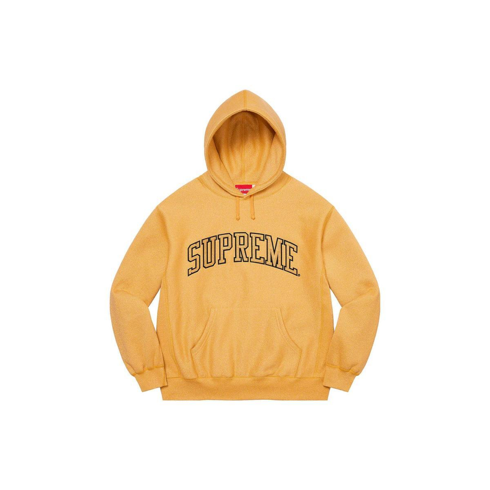 Supreme SS23 Week7 GLITTER ARC HOODED SWEATSHIRT Logo