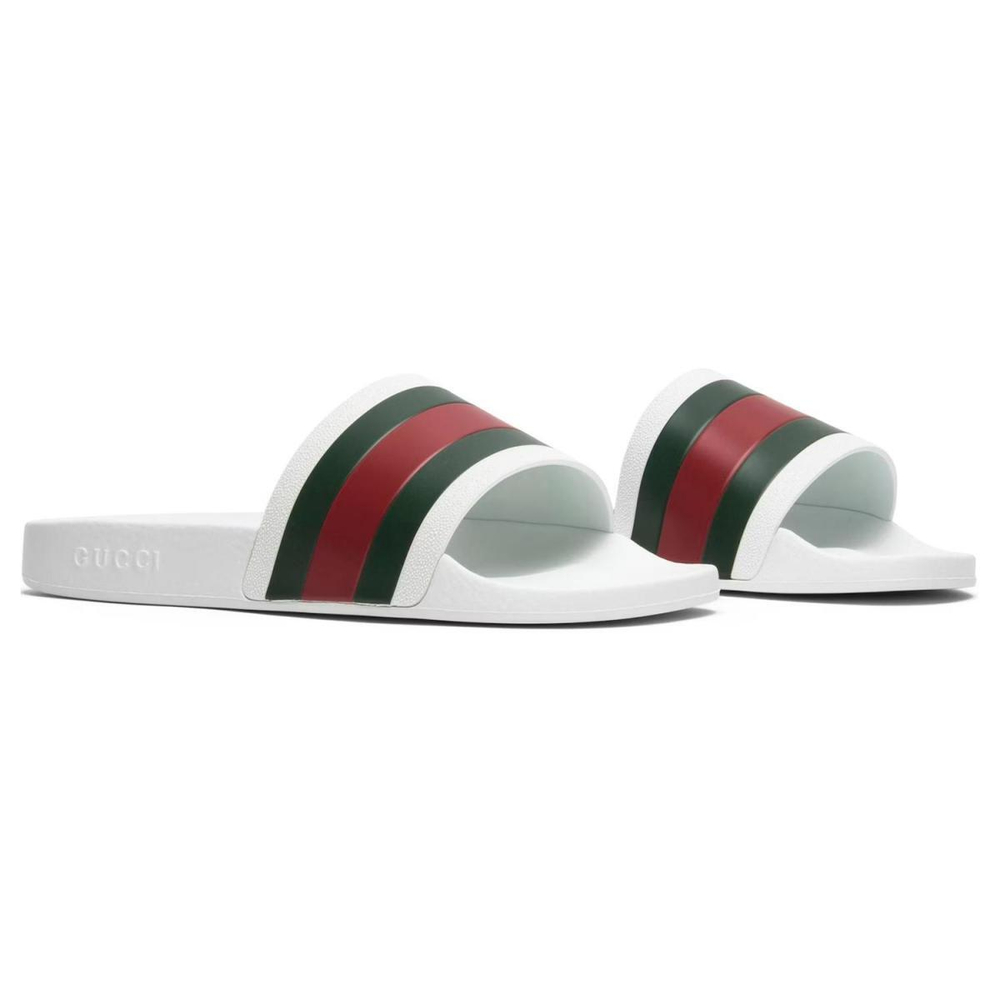 GUCCI Pursuit "72 Rubber Slide "White"