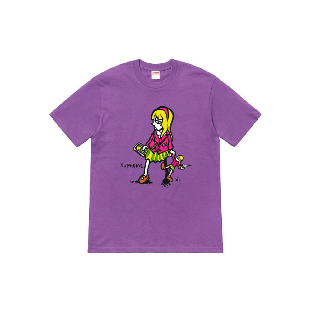 Supreme SS19 Suzie Switchblade Tee Purple T