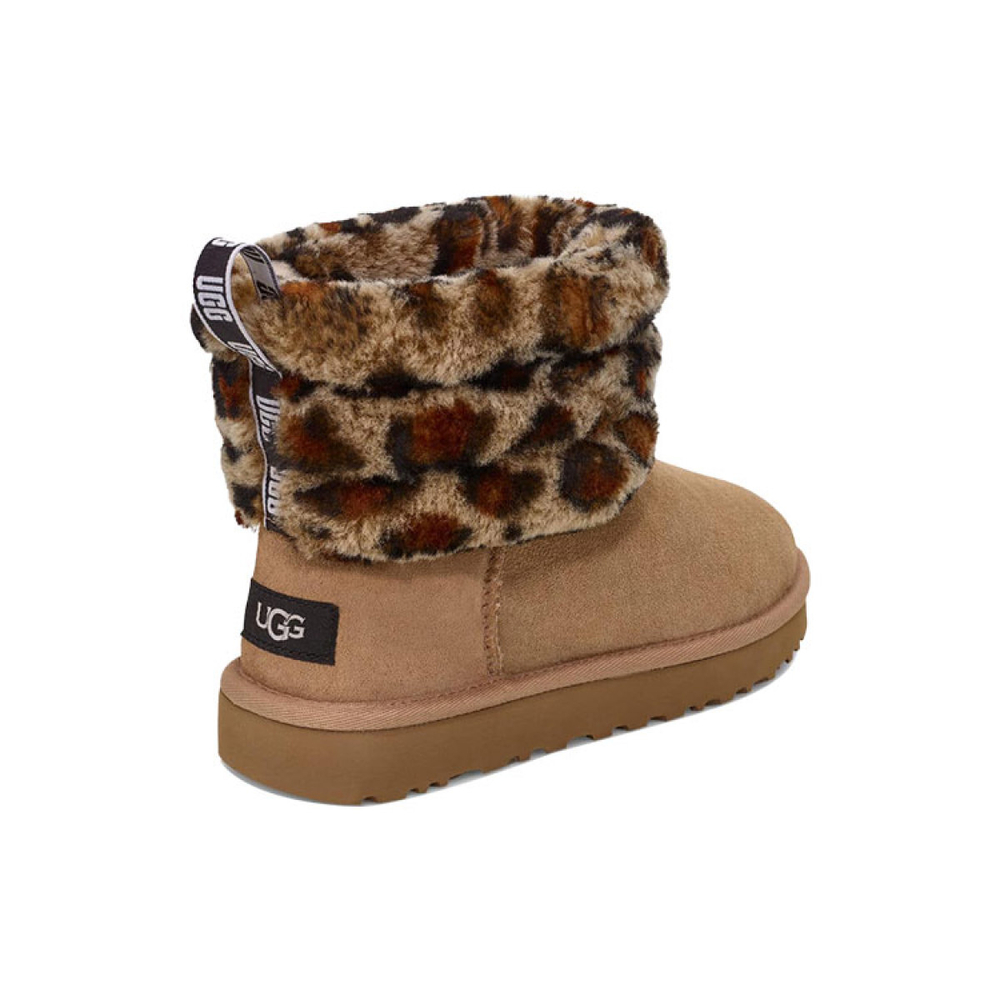 UGG Fluff Mini Quilted Leopard