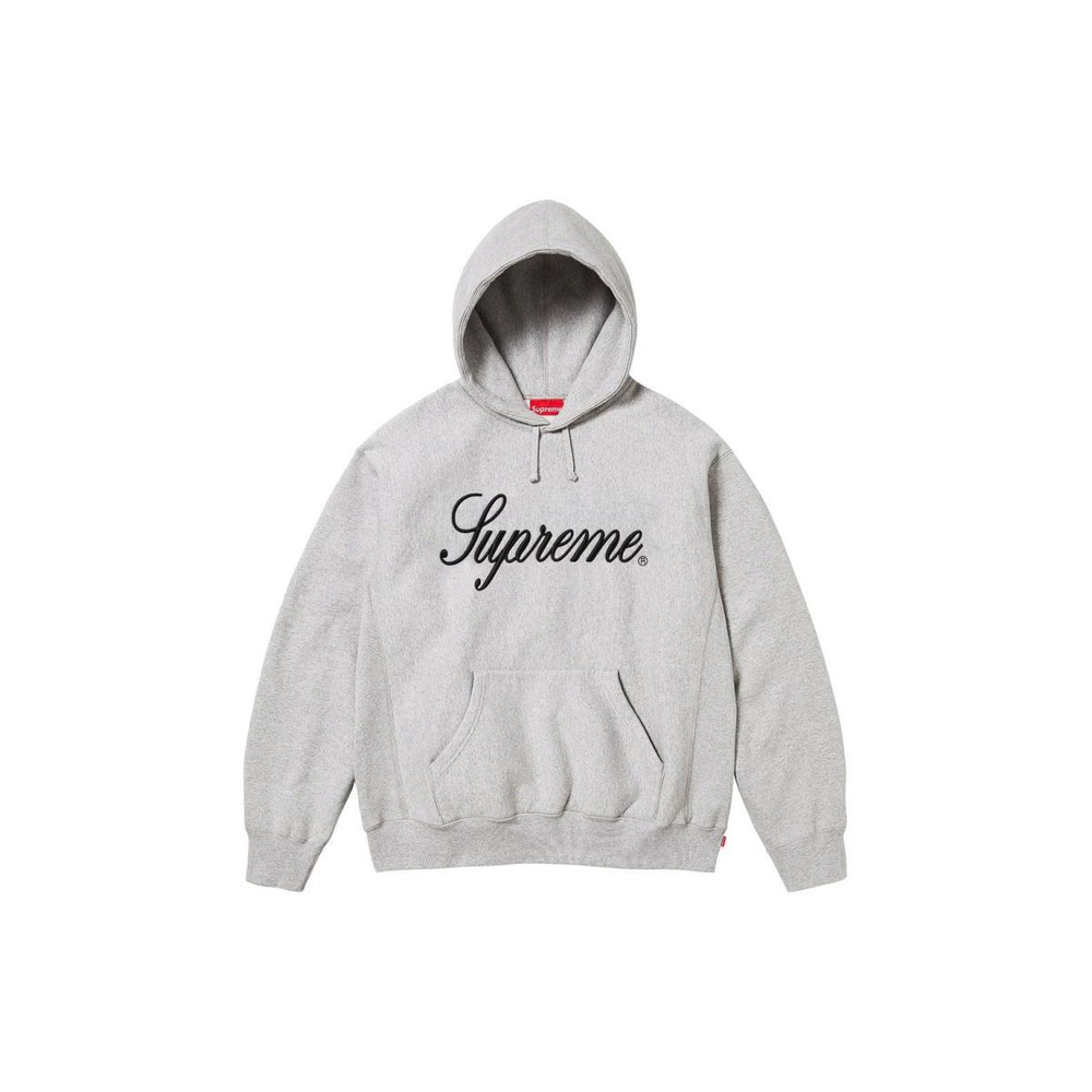 Supreme FW23 WEEK6 RAISED SCRIPT HOODED SWEATSHIRT Logo