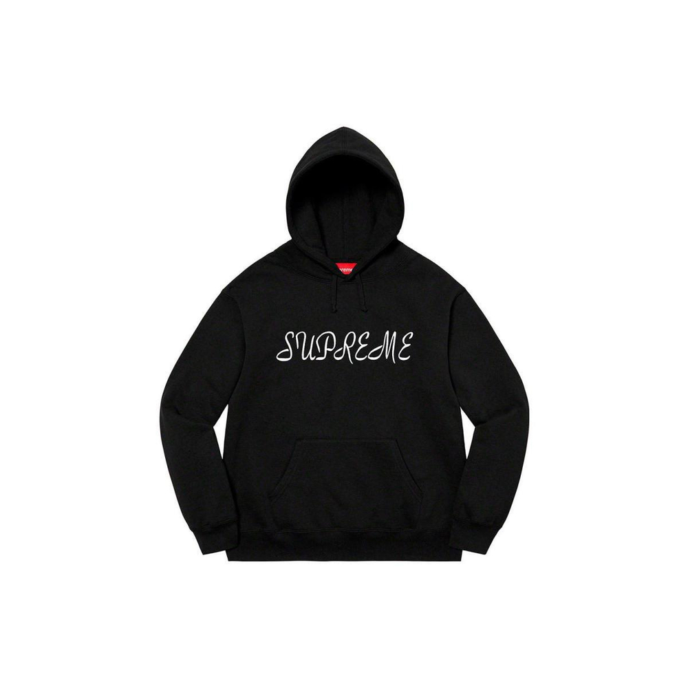 Supreme SS23 SS23 Week 1 SCRIPT HOODED SWEATSHIRT Logo
