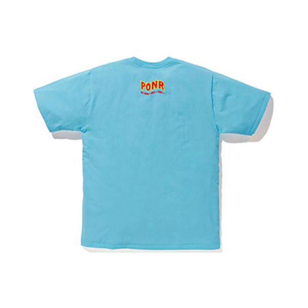 A BATHING APE BAPE SHARK ONE POINT PONR TEE logo T