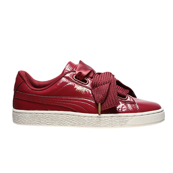 PUMA Basket Heart Patent Tibetan Red