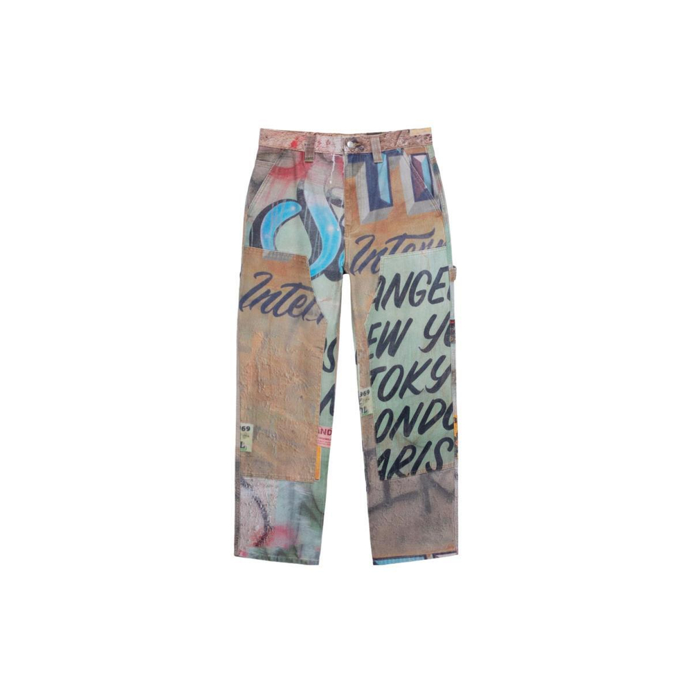 Stussy Work-Pant Alfonso Canvas Multi