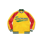 Supreme FW21 Week 10 x Mitchell & Ness Sequin Logo Varsity Jacket