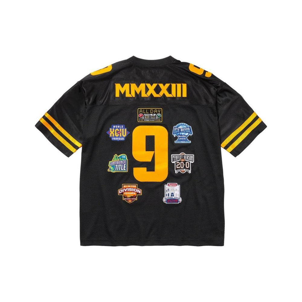 Supreme FW23 WEEK2 CHAMPIONSHIPS EMBROIDERED FOOTBALL JERSEY V